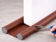 Putplasčio durų sandariklis nuo skersvėjo 96 cm, rudas
