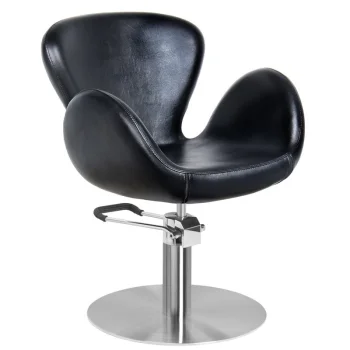 Gabbiano Amsterdam Hairdressing Chair, Black