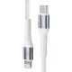 3mk Hyper Cable N-SERIES USB-C į Lightning laidas 1m 20W, baltas