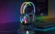 Žaidimų ausinės Onikuma X89 su mikrofonu ir RGB apšvietimu, juodos