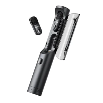 Belaidis mikrofonas BOYA MAGIC-05, 2.4 GHz, USB-C, juodas