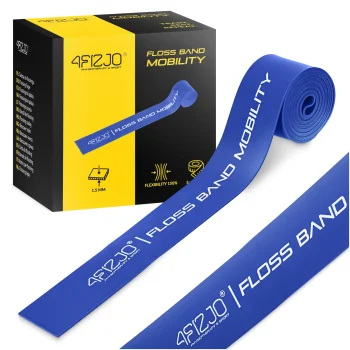 Kompresinė juosta flosingui 4FIZJO Floss Band 1,5 mm, mėlyna