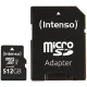 „Intenso Performance“ 512GB microSDXC atminties kortelė Class 10 UHS-I U1 su SD adapteriu