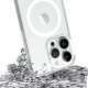 3mk Armor MagCase dėklas iPhone 16 Pro telefonui, skaidrus