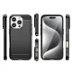 Dėklas Carbon Case telefonui iPhone 16 Pro, juodas