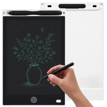 Grafinė piešimo planšetė vaikams su rašikliu, 8.5", Žalia