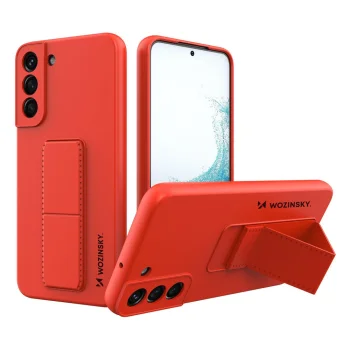 Dėklas Wozinsky Kickstand Case su stovu telefonui Samsung Galaxy S22+, raudonas