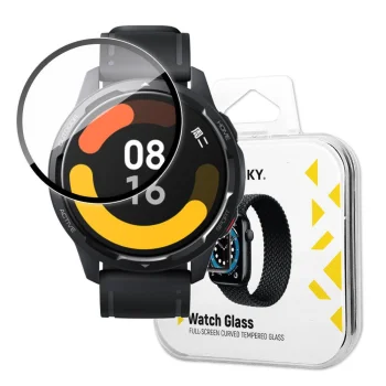 Hibridinis apsauginis stiklas Wozinsky Watch Glass laikrodžiui Xiaomi Watch Color 2, juodas