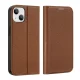 Dux Ducis Skin X2 atverčiamasis dėklas iPhone 14 Plus, Rudas