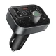 FM siųstuvas Baseus S-09 Pro, Bluetooth 5.3 (juodas)