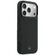 Mercedes Leather Mesh with Bow Line MagSafe dėklas iPhone 18 Pro Max / 17 Pro Max, juodas