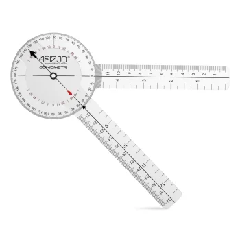 4FIZJO skaidrus goniometras judesių amplitudei matuoti 20 cm