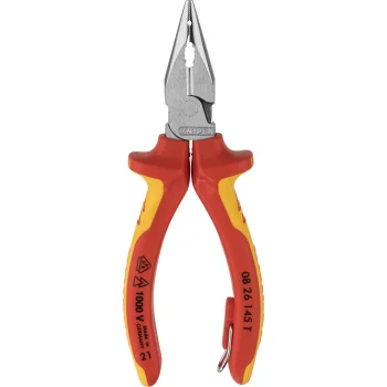 Kombinuotosios replės smailiais galais KNIPEX 08 26 145 T, 145 mm