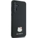 Hello Kitty dėklas Samsung Galaxy A55 telefonui Metal Logo Kitty Head, juodas