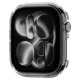 Apsauginis dėklas Spigen Thin Fit laikrodžiui Apple Watch 46mm, skaidrus