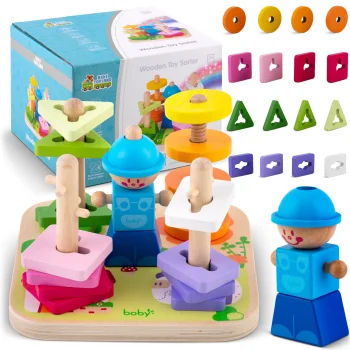 Ricokids RK-866 Wooden Sorter and Puzzle