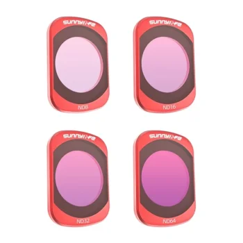 Sunnylife ND filtrų rinkinys Osmo Pocket 4 / 3 (ND8, ND16, ND32, ND64)
