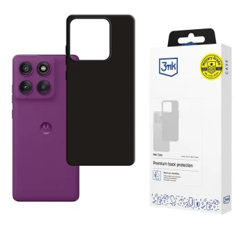 Dėklas Motorola Edge 60 Pro 3mk Matt Case, matinis juodas