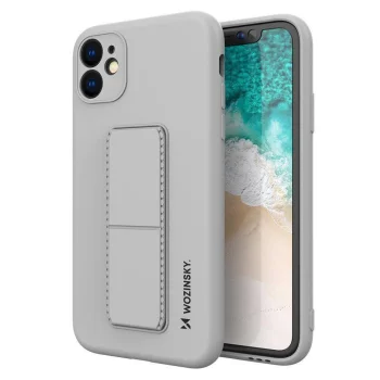 Wozinsky Kickstand Case dėklas su stovu skirtas Samsung Galaxy A72 4G, pilkas