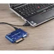 Hama 55348 USB 2.0 35-in-1 atminties kortelių skaitytuvas, mėlynas