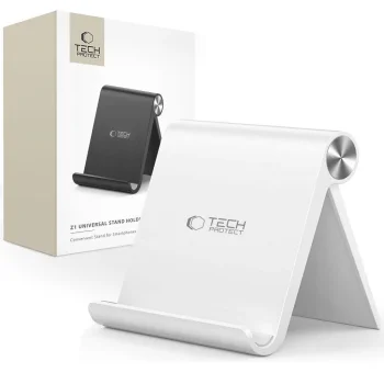 Tech-Protect Z1 universalus telefono ir planšetės stovas, baltas