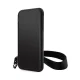 Karl Lagerfeld dėklas iPhone 11 / XR Monogram Losange Saffiano, juodas
