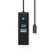 Orico PW3UR25-C3 3-Port USB Hub with RJ45 2.5G Ethernet, Black