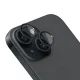 3Mk Lens Protection Pro kameros apsauginis stiklas Apple iPhone 15, grafito