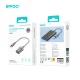 BWOO BZ69 USB-C į USB-A OTG adapteris, 0.18 m, pilkas