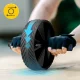 4FIZJO AB Wheel PRO Abdominal Exercise Roller, Blue/Black