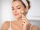 Jade Face Massager Set 3-in-1 Roller and Gua Sha Stone, White