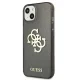 Dėklas iPhone 13 mini Guess Glitter 4G Big Logo, juodas