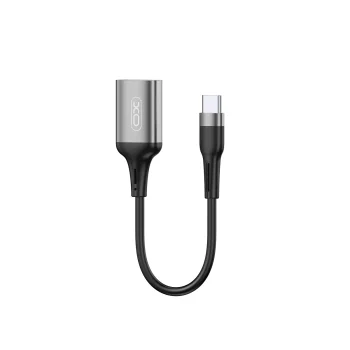 XO NB201 USB-A į USB-C OTG adapteris juodas