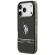 U.S. Polo Assn. dėklas iPhone 17 Pro su MagSafe, juodas