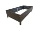 Pakelta lysvė Klasika Woodlook, 1500x750x300 mm, ruda