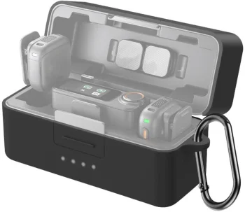 Apsauginis silikoninis dėklas Puluz PU795B skirtas DJI Mic 3, juodas