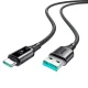 Joyroom S-A60 StarTalk USB-A į USB-C laidas 3A 1.2m, juodas