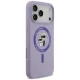 Karl Lagerfeld Silicone Karl&Choupette Ring MagSafe case for iPhone 18 Pro Max / 17 Pro Max, purple
