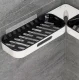 Bathroom and Kitchen Shelf Storage, Black