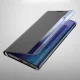 Atverčiamasis dėklas Samsung Galaxy A03s su stovo funkcija, rožinis