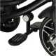 Ikonka TRIKE FIX Elite 2-in-1 Tricycle / Stroller, Black