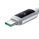 Joyroom S-A55 StarFlight USB-C į USB-C laidas 100W 1.2m, baltas
