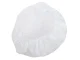 Reusable Shower Cap for Women, Waterproof Bath and Spa Hair Cap, Universal Fit, White