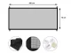 Portable Folding Safety Magic Gate Guard Mesh Fence Net for Pets Dog Puppy Cat