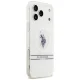 U.S. Polo Assn. dėklas „iPhone 17 Pro Max“ su „MagSafe“, baltas