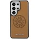 Karl Lagerfeld Perforated KL MagSafe dėklas Samsung Galaxy S26 Ultra, rudas
