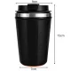 Termopuodelis su siurbtuku ir apsauga nuo išsiliejimo, 380 ml, juodas