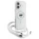 Karl Lagerfeld dėklas iPhone 16 telefonui IML Choupette Head & Cord MagSafe, skaidrus