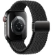 Tech-Protect Nylonmag dirželis laikrodžiui Apple Watch 4-9 / SE / Ultra 1/2 (42/44/45/49 mm), juodas
