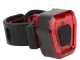 Galinis dviračio žibintas 14 LED, įkraunamas USB, raudona šviesa, juodas